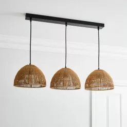 Dunelm Artisan Avery Natural 3 Light Diner Ceiling Fitting -DUNEL House Shop 30798643 alt01