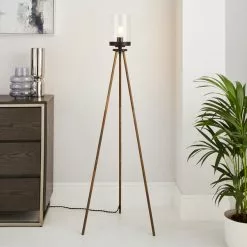 Dunelm Fulton Tripod Floor Lamp