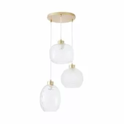 Dunelm Elodie Clear 3 Light Cluster Ceiling Fitting -DUNEL House Shop 30798658 alt04
