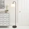 Dunelm Palazzo Black Frosted Floor Lamp -DUNEL House Shop 30798676