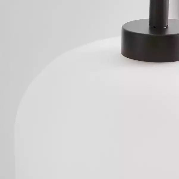 Dunelm Palazzo Black Frosted Floor Lamp 6 Dunelm Palazzo Black Frosted Floor Lamp - Image 4