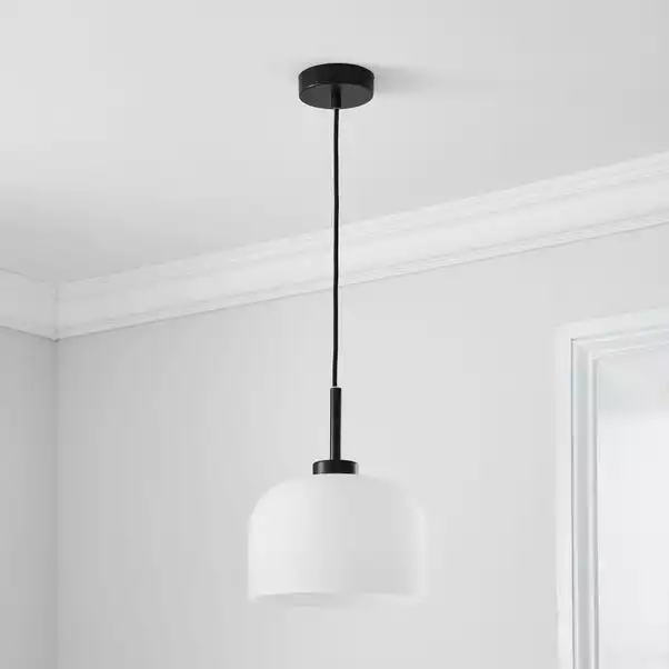 Dunelm Palazzo Frosted Ceiling Pendant 4 Dunelm Palazzo Frosted Ceiling Pendant - Image 2