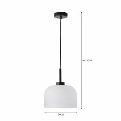 Dunelm Palazzo Frosted Ceiling Pendant 11 Dunelm Palazzo Frosted Ceiling Pendant -DUNEL House Shop 30798681 alt04