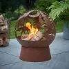 Dunelm Oxidised Woodland Globe Fire Pit -DUNEL House Shop 30802069