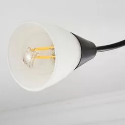 Dunelm Ordway Frosted 3 Light Black Ceiling Fitting -DUNEL House Shop 30802370 alt02