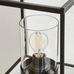 Dunelm Aiko Midi Shelved Floor Lamp Black And Faux Marble -DUNEL House Shop 30802422 alt02