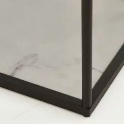 Dunelm Aiko Midi Shelved Floor Lamp Black And Faux Marble -DUNEL House Shop 30802422 alt03