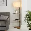 Elements Element Sunds Corner Shelved Floor Lamp Light Wood -DUNEL House Shop 30802425