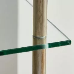 Dunelm Wendell Glass Shelved Floor Lamp -DUNEL House Shop 30802429 alt02