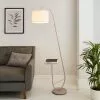 Dunelm Huxley Extendable Arc Floor Lamp With Table