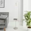 Dunelm Aubrey Exposed Bulb Floor Lamp With Table Grey -DUNEL House Shop 30802435 alt01