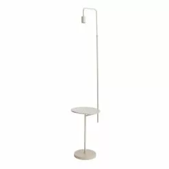 Dunelm Aubrey Exposed Bulb Floor Lamp With Table Grey -DUNEL House Shop 30802435 alt04
