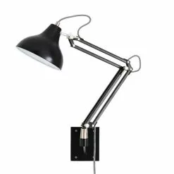 Dunelm Archibald Articulated Black Wall Light -DUNEL House Shop 30803338 alt02