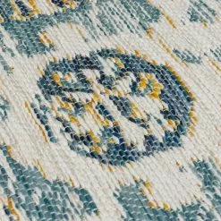 Dunelm Traditional Reversible Indoor Outdoor Blue Rug -DUNEL House Shop 30809865 alt02