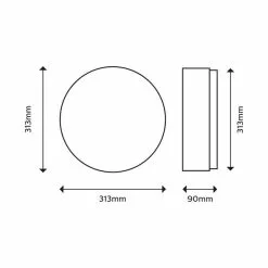 Philips Balance Integrated LED Bathroom Ceiling Light -DUNEL House Shop 30838284 alt02