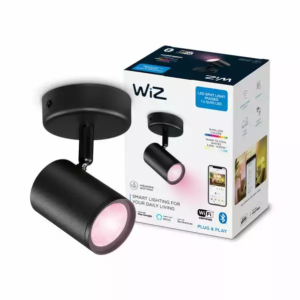 WiZ Connected WiZ Imageo Smart 1 Light LED Adjustable Spotlight 3 WiZ Connected WiZ Imageo Smart 1 Light LED Adjustable Spotlight