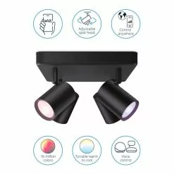 WiZ Connected WiZ Imageo Smart 4 Light LED Adjustable Spotlight -DUNEL House Shop 30838378 alt02