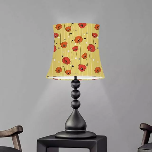 DUNEL House Shop -DUNEL House Shop Modern Cloth Lamp Floral Flower Retro Style Lampshade Wall Art Lamp Cover Table Ceiling Light